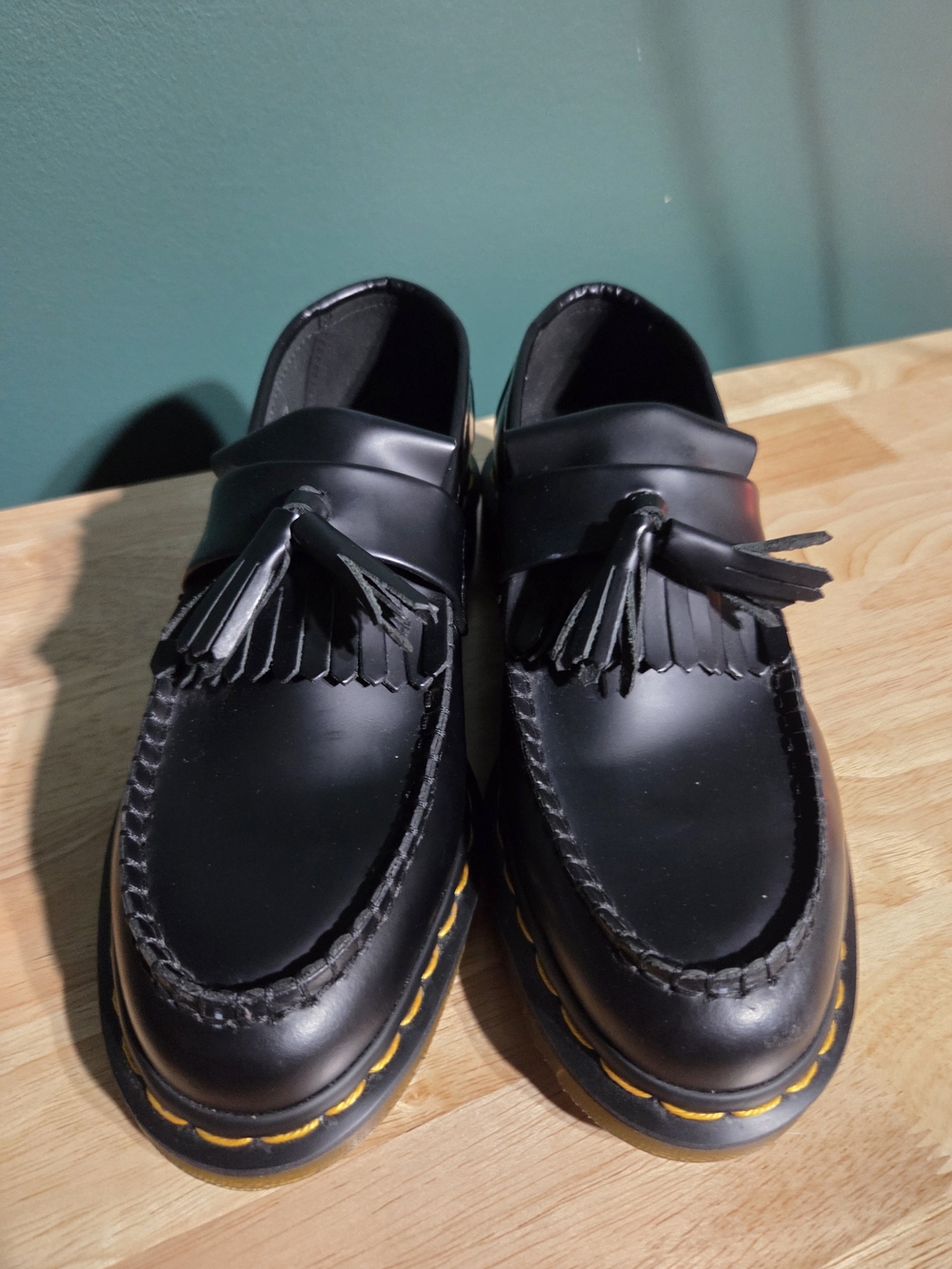Dr. Martens Adrian Smooth Leather Tassel Loafers - Black